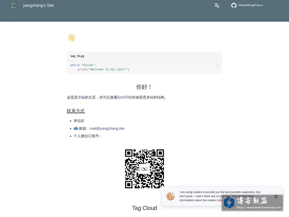 yangzhang's Site - yangzhang's Site 的网站快照