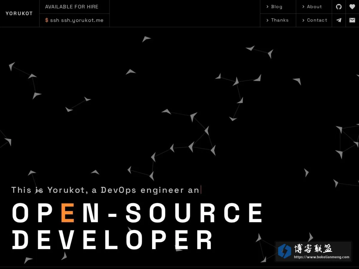 Yorukot | Open-Source Developer 的网站快照
