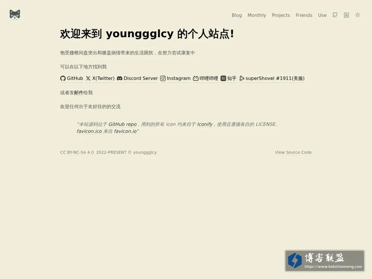 younggglcy's blog 的网站快照