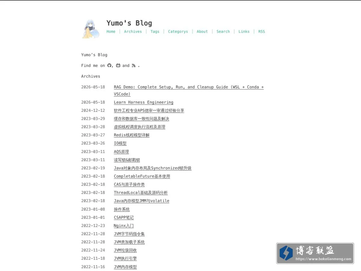 www.yumoyumo.top 的网站快照