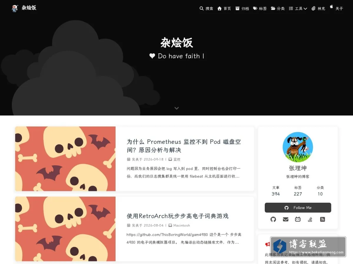 杂烩饭 的网站快照